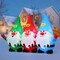 GOOSH 7.5 FT Long Christmas Inflatable Gnomes Three Midgets Holding Hands with Built-in LEDs